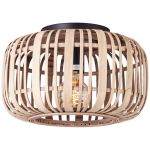 Brilliant Trærow Loftlampe Metal Bambus Brun | 320mm - Egnet til 1x E27