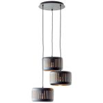 Brilliant Tyas Pendel Lampe Metal Sort Guld | 520mm - Egnet til 3x E27