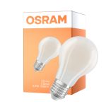 Osram Classic LED E27 Pære Filament Matt 3.8W 806lm Ultra Efficiency - 840 Kold Hvid | Erstatter 60W