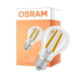 Osram Classic LED E27 Pære Filament Klar 2.2W 470lm - 840 Kold Hvid | Dæmpbar - Erstatter 40W