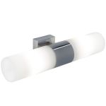 Nordlux Tangens Vægbelysning Glas og Metal Krom | IP44 - Egnet til 2x E14