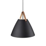 DFTP by Nordlux Pendel Lampe Strap 48 Sort - Metal | E27 Max 40W