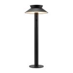 Nordlux Solar Piedestallampe Justina Metal Sort 5W 400lm - 830 Varm Hvid | Bevægelses- og Lyssensor