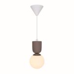 Nordlux Sadie Pendel Lampe Composite Brun | Egnet til 1x E14