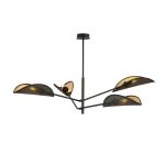 Emibig Loftlampe Vene Stål Sort | Egnet til 4x E14 - Max 10W