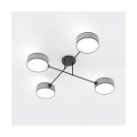 Emibig Loftlampe Maga Stål Grå | Egnet til 4x E14 - Max 10W