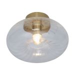 It's about RoMi Loftlampe Brussels Glas Guld | Egnet til 1x E27 