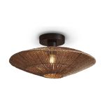 Good&Mojo Loftlampe Iguazu Jute Brun | Egnet til 1x E27 