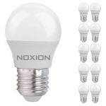 Fordelspakke 10x Noxion Lucent Classic LED E27 Kugle Matt 4.5W 470lm - 827 Ekstra Varm Hvid | Erstatter 40W