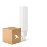 Fordelspakke 9x Philips CorePro PL-C LED 6.9W 700lm - 830 Varm Hvid | 2-Pinde - Erstatter 18W