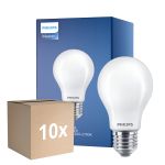 Fordelspakke 10x Philips Master LED E27 Pære Filament Matt 3.4W 470lm - 922-927 Dim To Warm | Bedste Farvegengivelse - Dæmpbar - Erstatter 40W