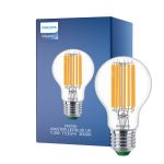 Philips MASTER LED Pære Ultra Efficient E27 Pære klar 7.3W 1535lm - 830 varm hvid | erstatter 100W
