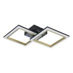 Eglo Loftlampe Calliera Stål Sort, Messing 18.4W 2500lm - 830 Varm Hvid | Dæmpbar