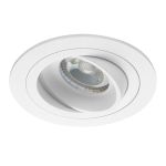 Noxion Forsænket Spot Logic MR16 Vipbar Hvid | Udsnit 80mm - GU10 sokkel
