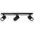 Brilliant Marty Loftlampe Aluminium Sandet Sort 15W 1050lm - 830 Varm Hvid | Inkl. 3x GU10