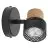 Ledvance LED Decor Spot Cork Stål Sort 3W 230lm - 827 Ekstra Varm Hvid | Dæmpbar