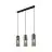 Nordlux Miella 3-Rail Pendel Lampe Glas Smoke | Egnet til 3x E27
