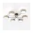 Emibig Loftlampe Maga Stål Brun | Egnet til 6x E14 - Max 10W