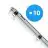 Fordelspakke 10x Noxion LED Vandtæt Lysrender Poseidon V3.0 18-30W 2340-4200lm - 830-865 CCT | 120cm - Ledningsgennemføring (5x2.5mm2)