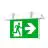 Noxion LED Nødskilt | Forsænket | 1W 20lm - 860 Dagslys | 30m Visningsafstand - Nødlys 3 Timer - Autotest - Inkl. 4 Retninger