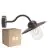 Fordelspakke 6x Nordlux Luxembourg Vægbelysning Metal og Glas Rusten | IP54 - Egnet til E27