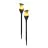 Dobbeltpakke 2x Interlight Jordspyd Lys Solar Have Torch Sort 1W 40lm - 816 Ekstra Varm Hvid | incl. Batteri