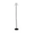 Eglo Gulvlampe Montapalma-L Solar Stål Sort 2W 190lm - 830 Varm Hvid | IP54 - Dæmpbar - USB-C