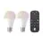 Dobbeltpakke Eglo LED E27 Pære Klar Filament 11W 1300lm - 827-865 Justerbar Hvid + RGB | Erstatter 100W