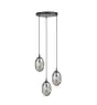 Emibig Pendel Lampe Astral Stål Sort | Egnet til 3x E14 - Max 10W