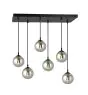 Emibig Pendel Lampe Cosmo Stål Sort | Egnet til 6x E14 - Max 10W