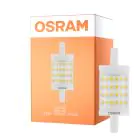 Osram LED R7s 78mm Klar 9.5W 1055lm - 827 Ekstra Varm Hvid | Dæmpbar - Erstatter 75W