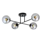 Emibig Loftlampe Roma Stål Sort | Egnet til 4x E14 - Max 10W