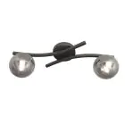Emibig Loftlampe Opus Stål Sort | Egnet til 2x E14 - Max 10W