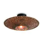 Good&Mojo Loftlampe Bali Bambus Sort S | Egnet til 1x E27 