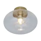 It's about RoMi Loftlampe Brussels Glas Guld | Egnet til 1x E27 