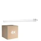 Fordelspakke 4x Ledvance LED Vandtæt Lysrender 33W 3960lm - 840 Kold Hvid | 120cm