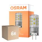 Fordelspakke 6x Osram Parathom LED Pin GY6.35 3.3W 470lm - 827 Ekstra Varm Hvid | Erstatter 40W