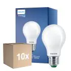 Fordelspakke 10x Philips MASTER LED Pære Ultra Efficient E27 Pære matt 7.3W 1535lm - 840 kold hvid | erstatter 100W