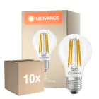 Fordelspakke 10x Ledvance Classic LED E27 Pære Filament Klar 11W 1521lm - 840 Kold Hvid| Erstatter 100W