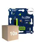Fordelspakke 10x EcoDim.07 LED Lysdæmper Zigbee Basic Tryk/Drej 0-200W (RC)