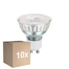 Fordelspakke 10x Eglo LED Spot GU10 PAR16 2.5W 450lm 38D - 830 Varm Hvid | Erstatter 64W