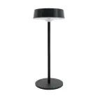 Eglo Bordlampe Simeri Solar Stål Sort 3W 250lm - 830-860 Justerbar Hvid | IP44 - Berøringsdæmpbar - USB-C