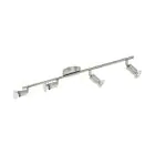 Eglo Loftlampe Buzz-LED Stål Satin Nikkel 4x2.8W 4x250lm - 830 Varm Hvid | IP20 - Inkl. 4x GU10