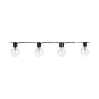Eglo LED Lyskæde Partaj Sort 4.5M - 830 Varm Hvid | incl. 16 Lyskilder
