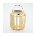 Eglo Bordlampe Marliano Solar Træ Brun 3W 300lm - 840 Kold Hvid | IP44